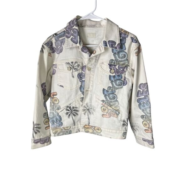 Mother Jackets & Blazers - Mother Women's Denim Jacket Size S Multicolor Button Casual Style